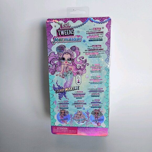 LOL Surprise! Tweens Mermaids! Lana Marine 8" Doll New - Picture 2 of 2